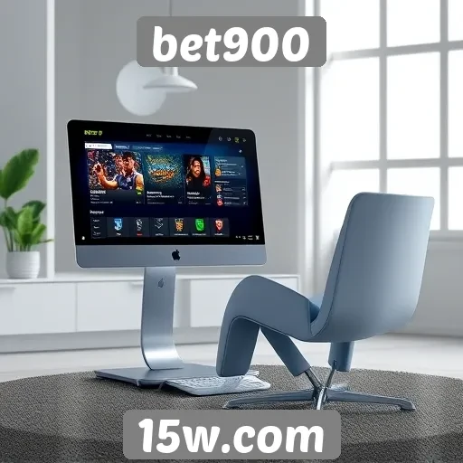 Acessibilidade e interface do site bet900